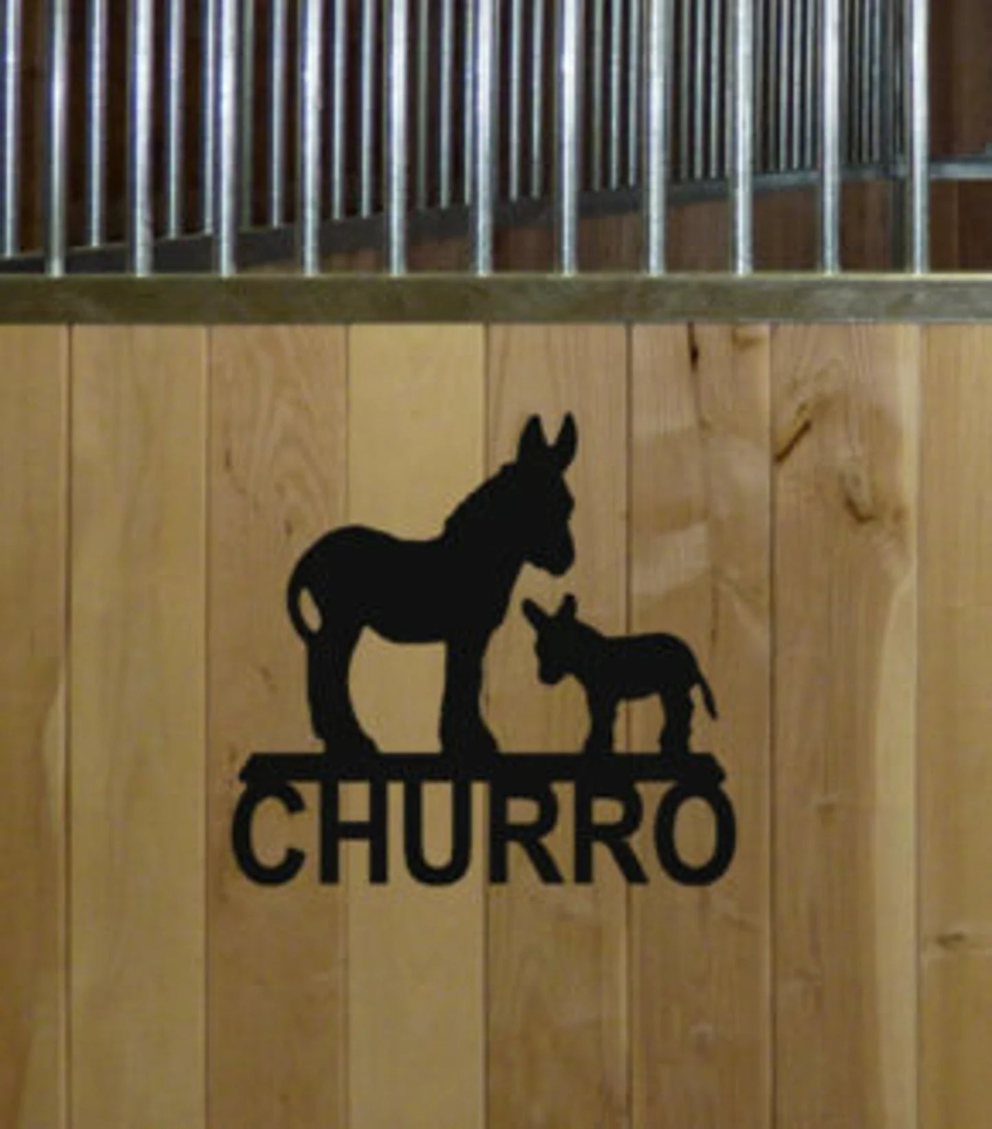 Personalized Donkey Stall Sign and Wall Hangings