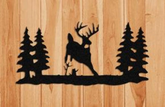 Deer Wall Hanging Signs Indoor or Outdoor Decor