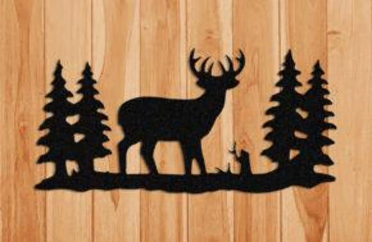 Deer Wall Hanging Signs Indoor or Outdoor Decor