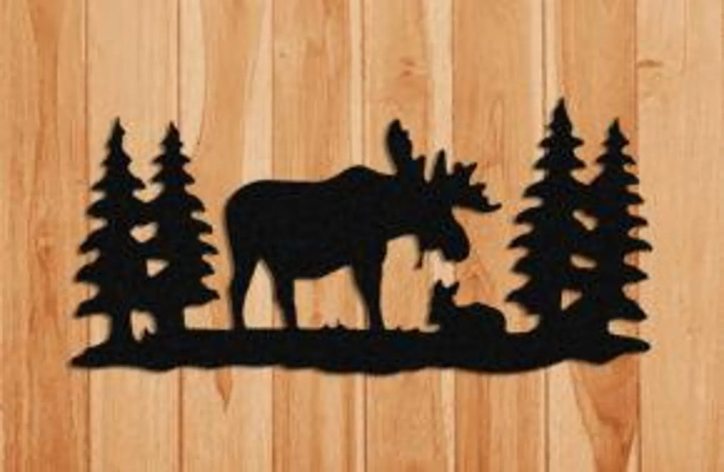 Moose Wall Hanging Signs Indoor or Outdoor Decor