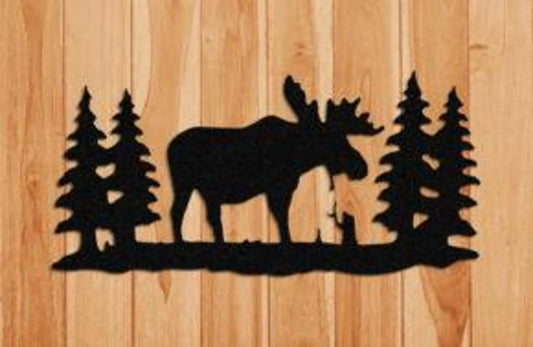 Moose Wall Hanging Signs Indoor or Outdoor Decor