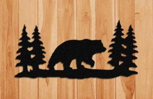 Bear Wall Hanging Signs Indoor or Outdoor Decor